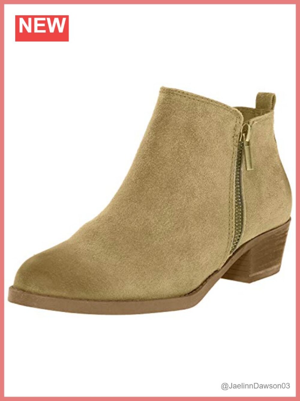 Carlos by Carlos Santana Women's Brie Ankle Bootie with Zipper Detail Block Heel